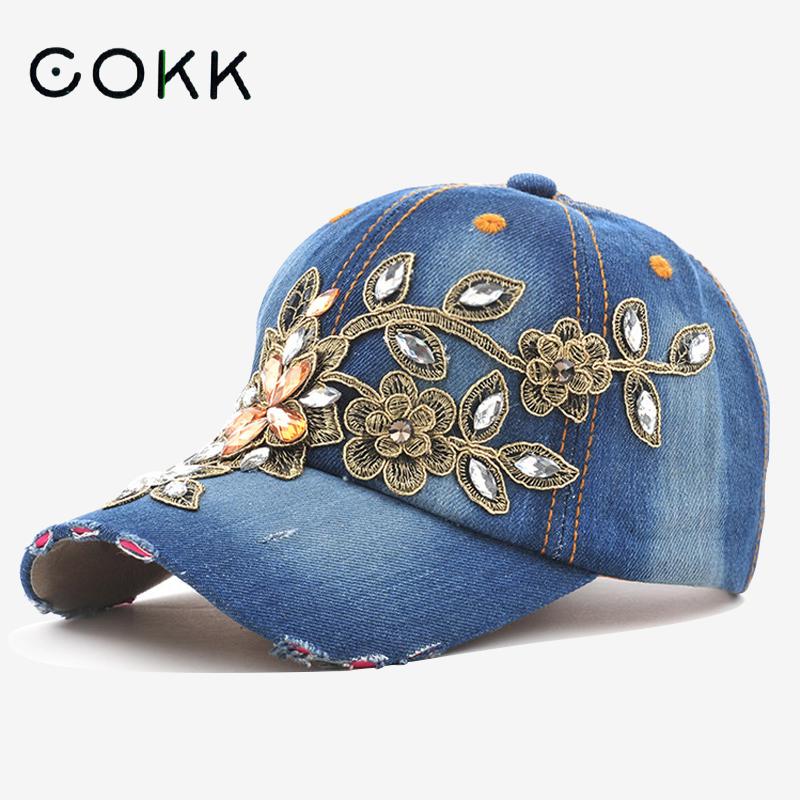 Embroidery On Jeans - COKK женская бейсболка с алмазной живописью