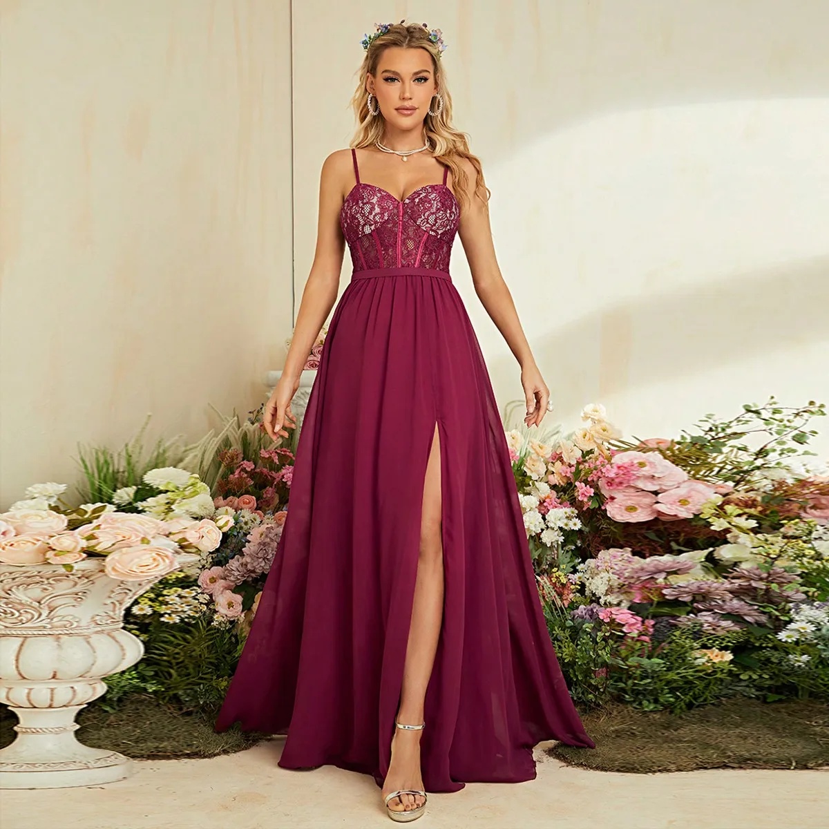 Однотонное длинное вечернее пл – обзор и цена Embroidery Online Designs