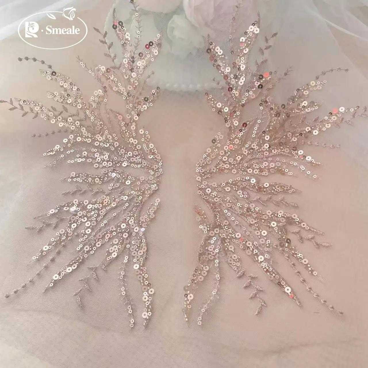 5 пар-2 пары. Розовое золото,  – обзор и цена Embroidery Flower Pattern