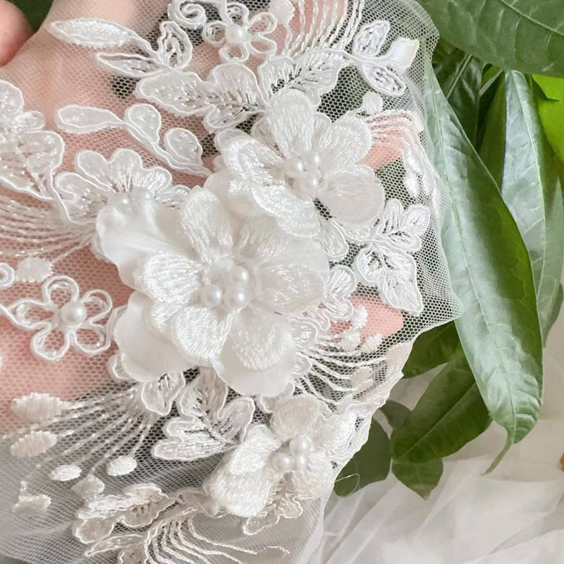 2 шт. = 1 пара, кружево с выши – обзор и цена Embroidery Flower Pattern