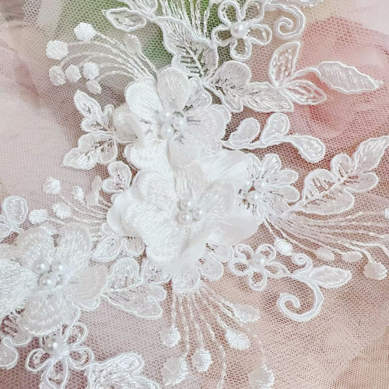 2 шт. = 1 пара, кружево с выши – обзор и цена Embroidery Flower Pattern