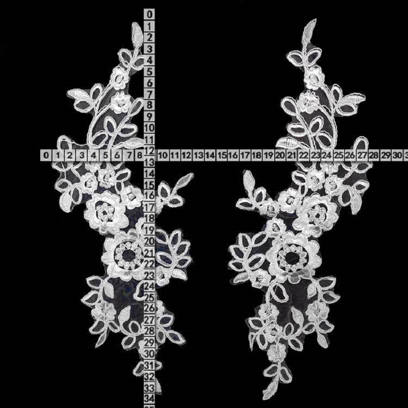 1 пара вышивки на цветочном уз – обзор и цена Embroidery Flower Pattern