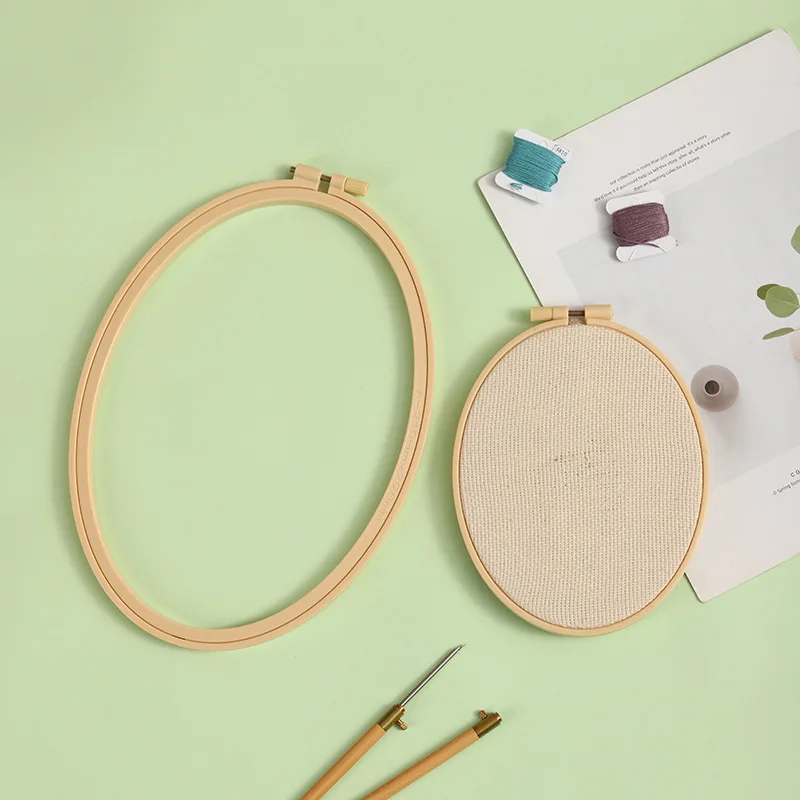 1 шт., обруч для вышивки крест – обзор и цена Embroidery Hoop Plastic