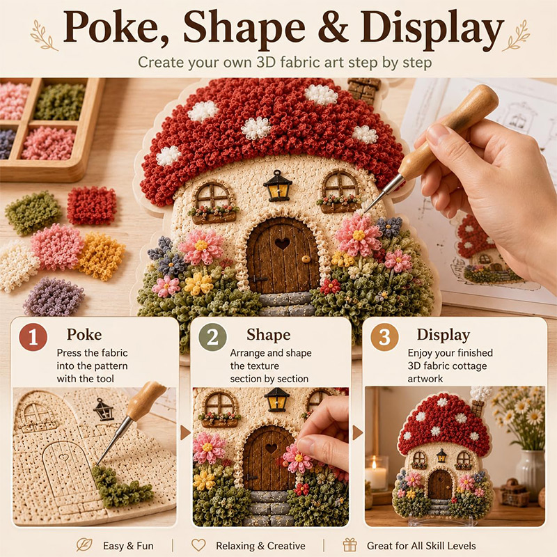 Набор для рукоделия «3D Домик- – обзор и цена Embroidery Tools