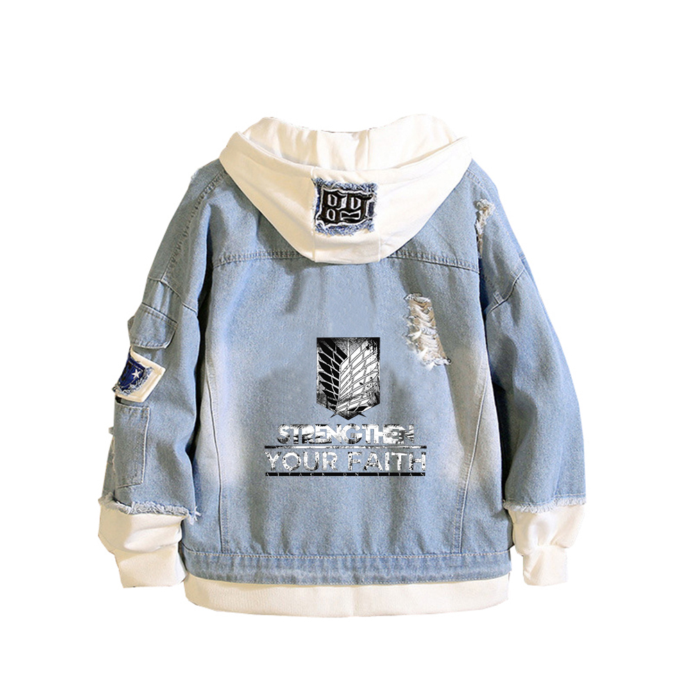 Джинсовые куртки в стиле аниме – обзор и цена Embroidery On Jeans