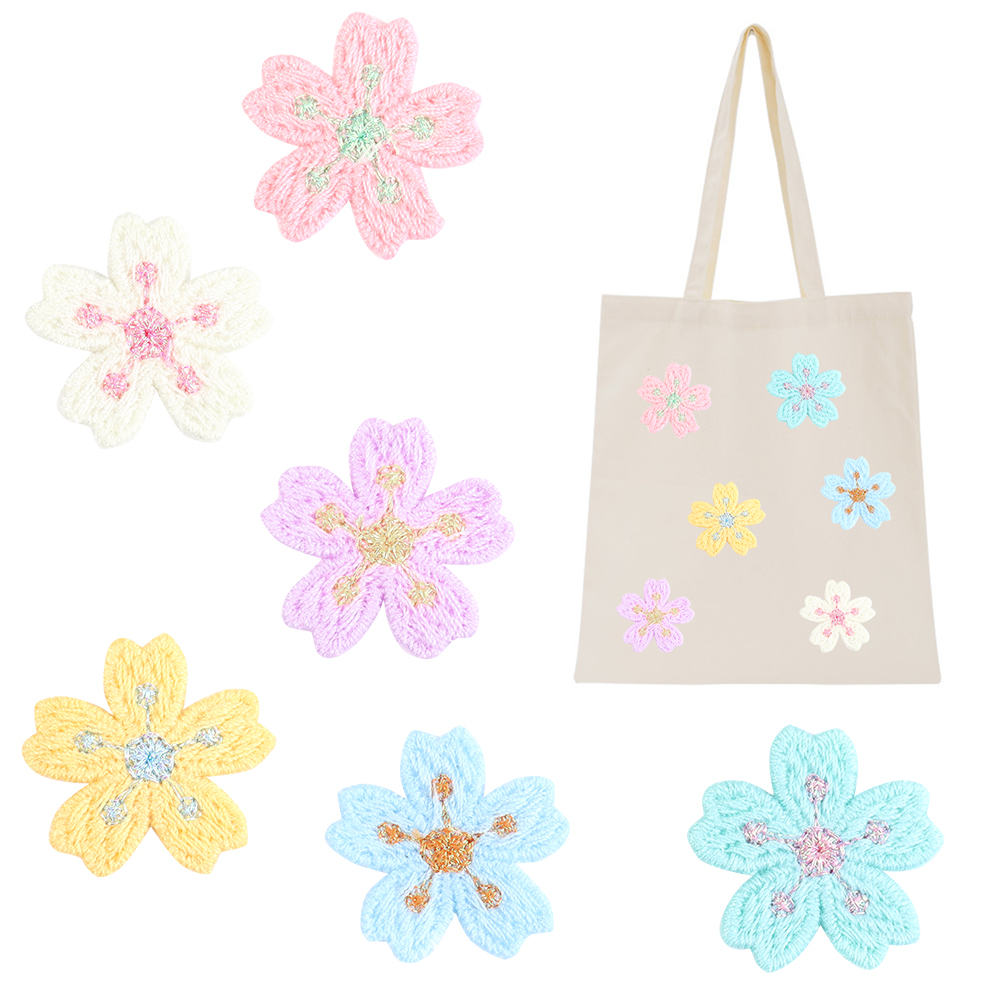 20 шт./лот, красочные 2,4 см,  – обзор и цена Embroidery Flower Pattern